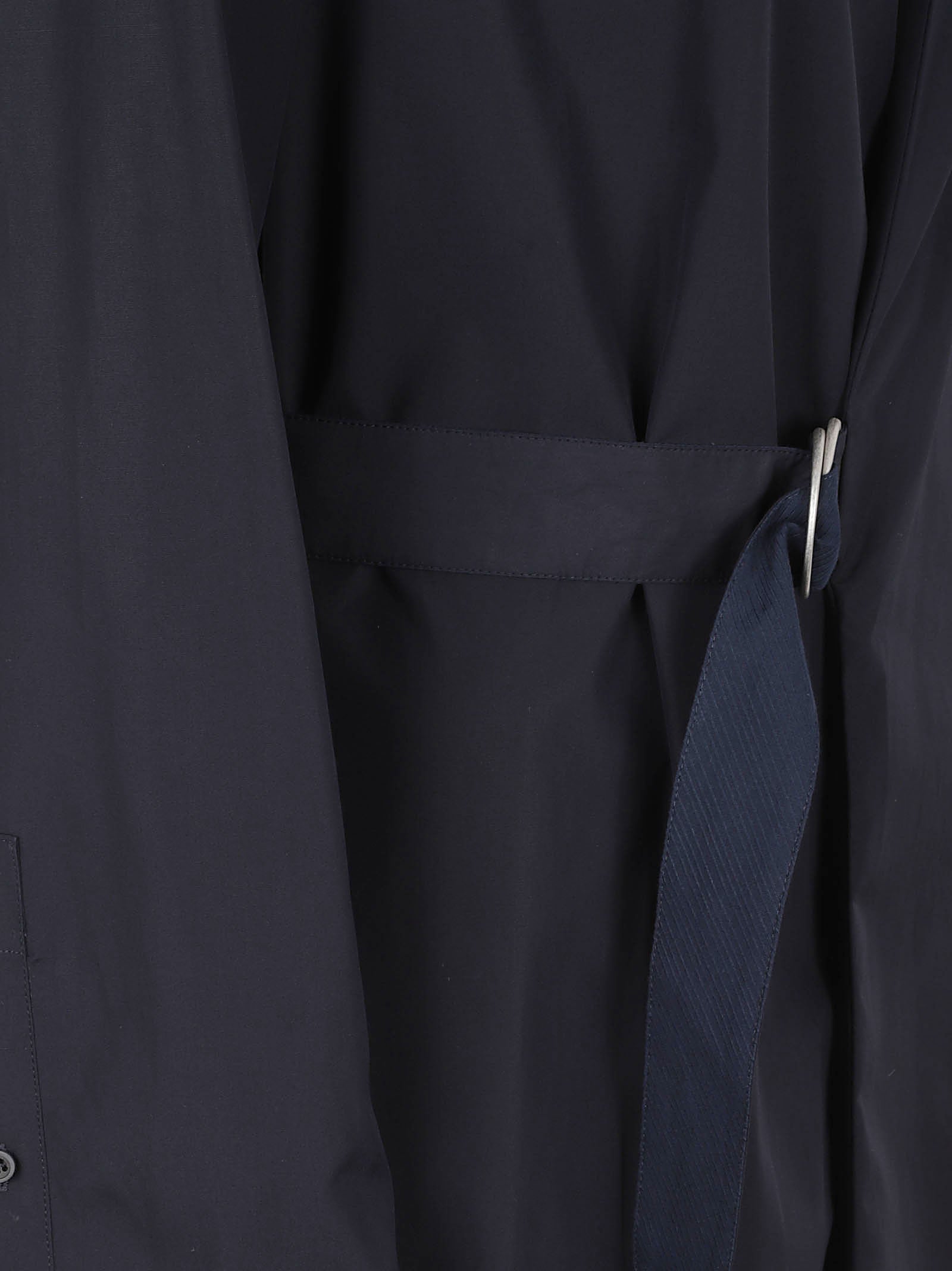 Asymmetrically Draped Midi Dress