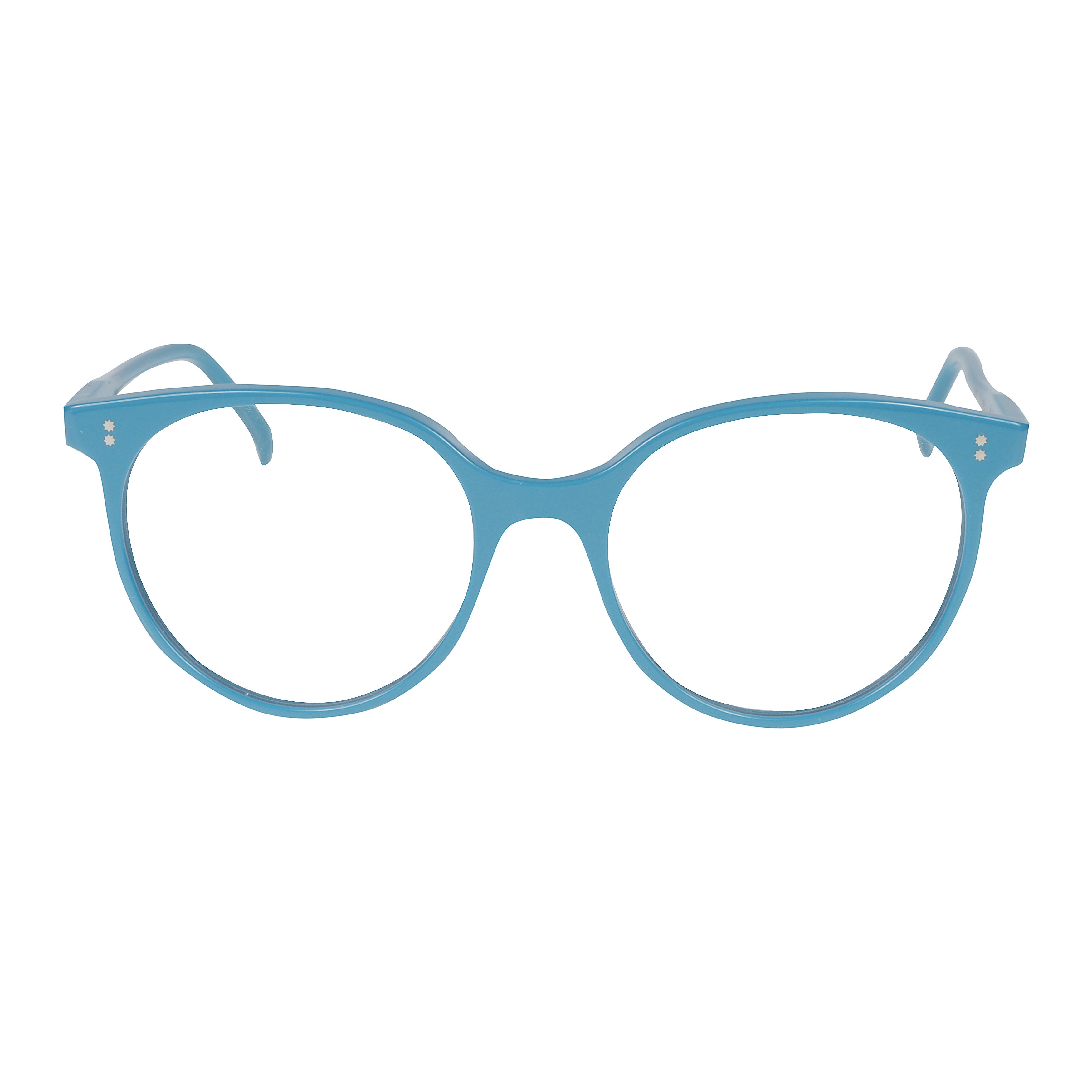 Cynda/N-54 Rounded Frame Sunglasses with Metallic Accents