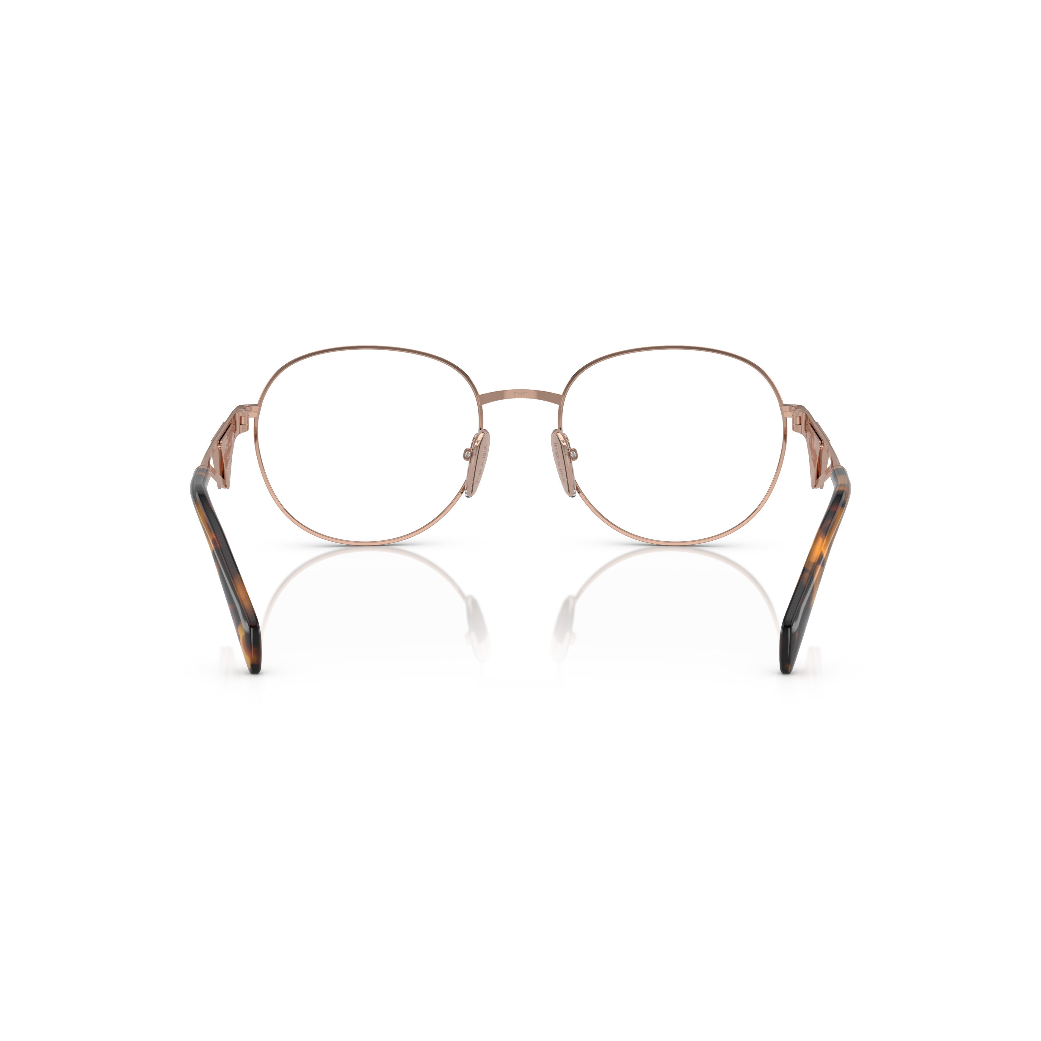 0pr A50v Rose Gold Metal Frame Eyeglasses