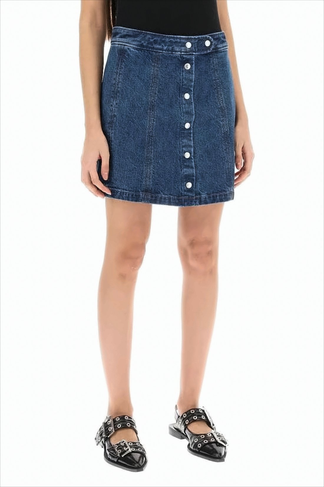 Indigo Blue Denim Skirt
