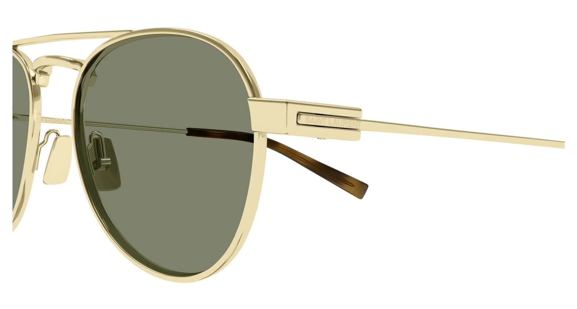 Sunglasses Saint Laurent SL 708 003 gold gold green 54/19/140