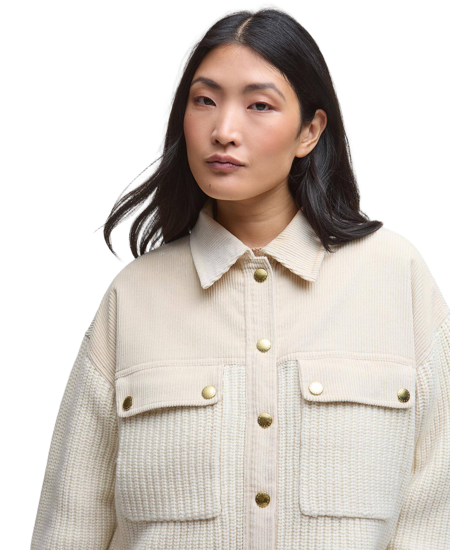 Maxine Knit Cardigan With Ribbed Textures