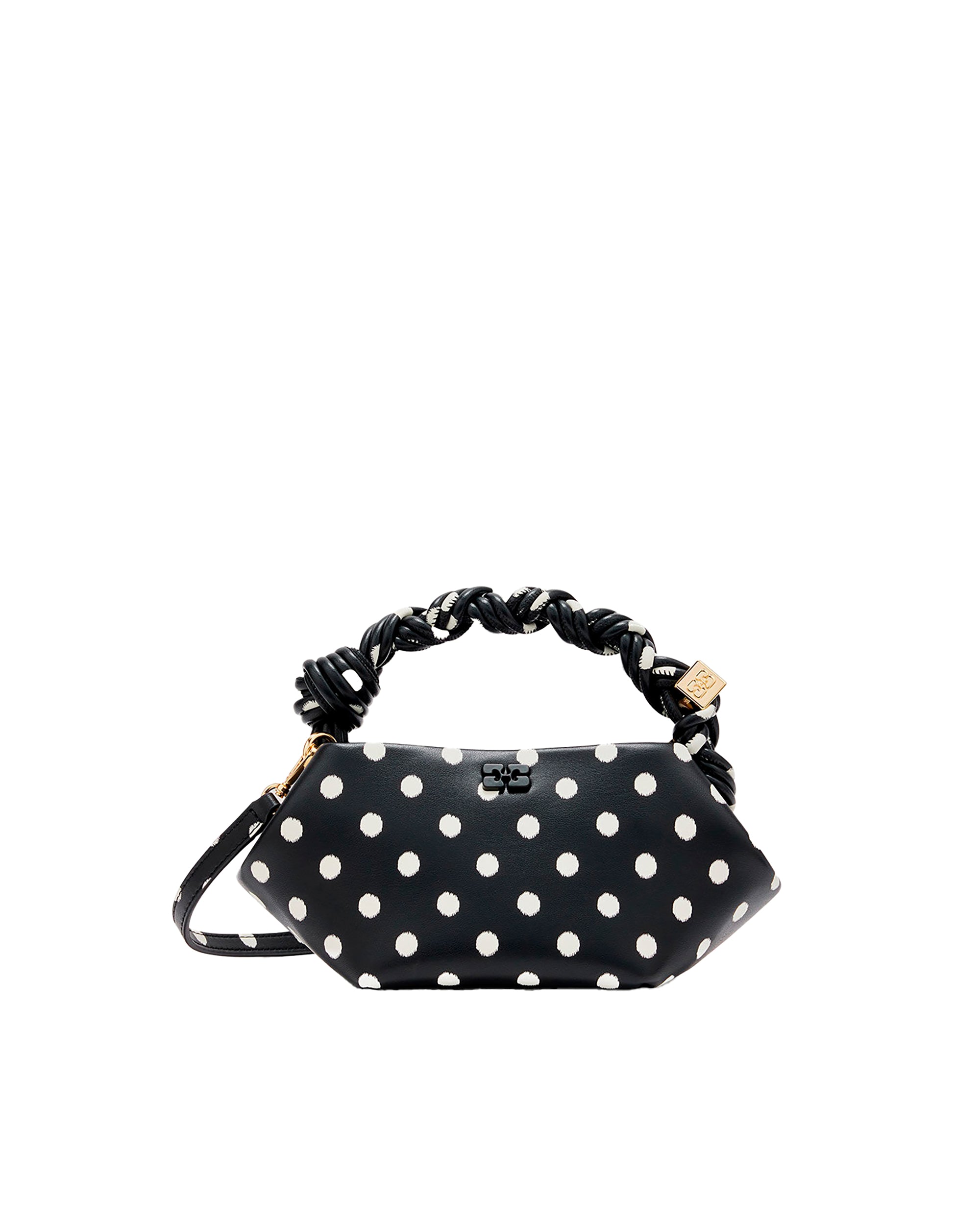 Black Polka-Dot Mini Bou Bag
