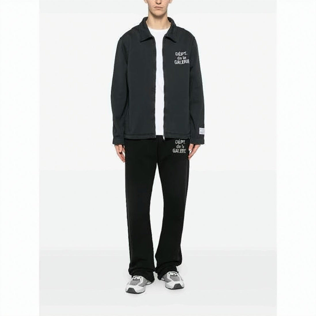 Relaxed Fit Zip-Up Hooded Sweatshirt