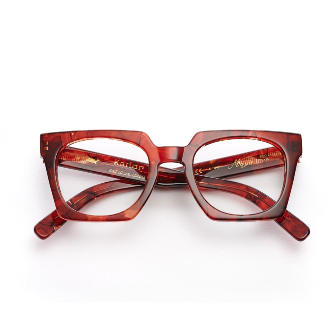 Maya Oversized Tortoiseshell Square Frame Eyeglasses