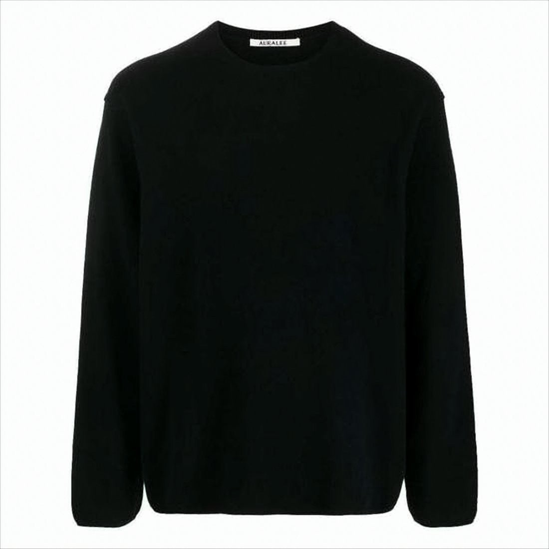 Classic Crew Neck Black Sweater