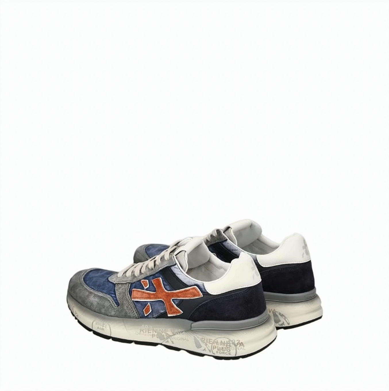 Suede Trim Lace Up Sneakers