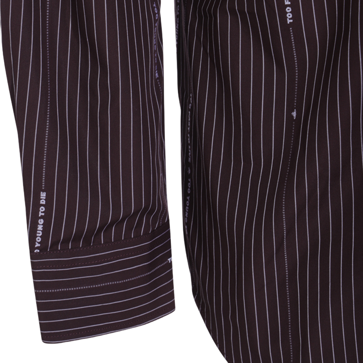 Long Sleeve Pinstripe Button-Up Shirt