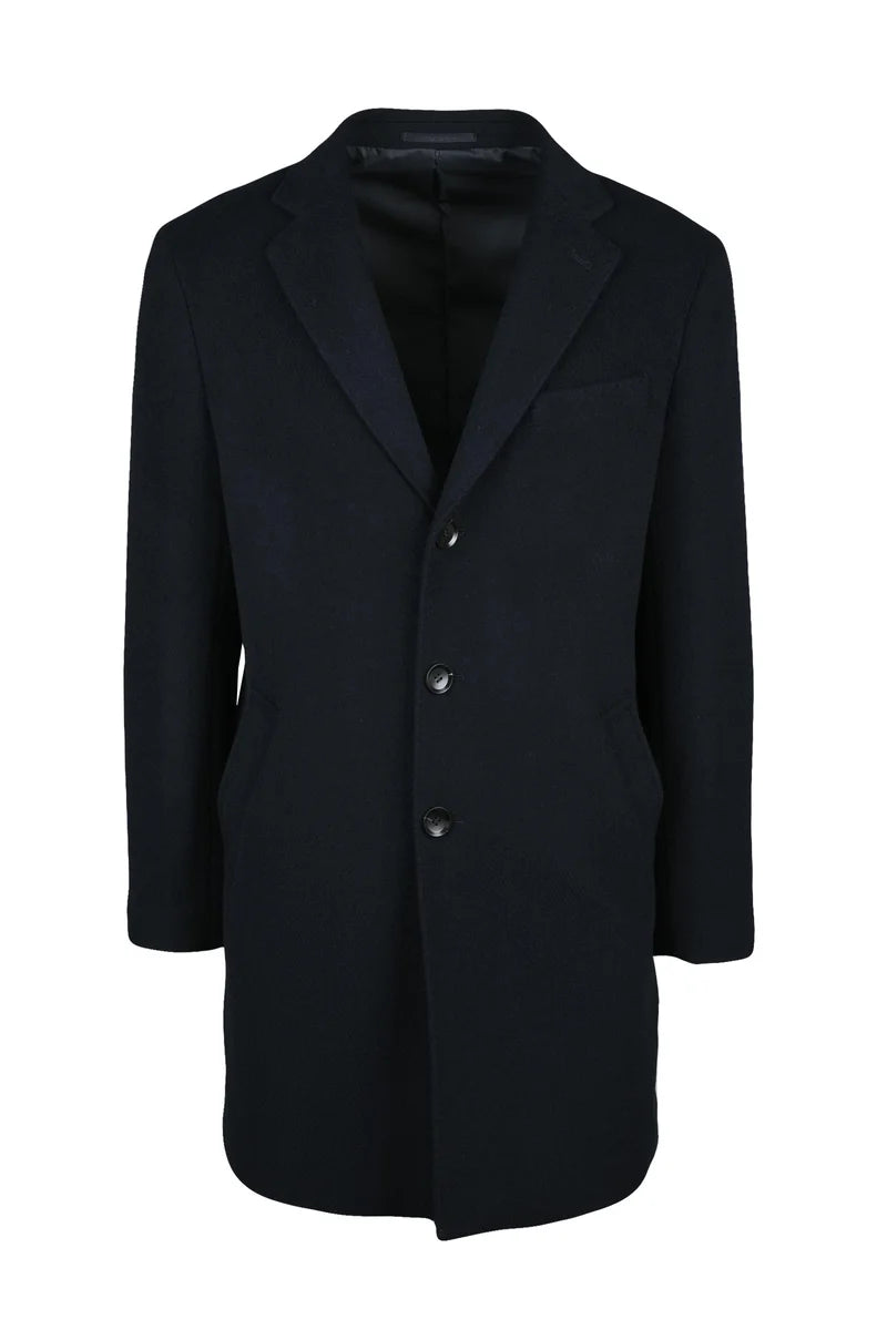 Coat Wool Polyester - Blue