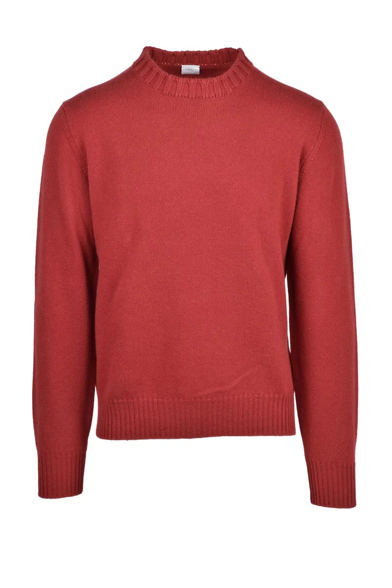 Crew Neck Pullover - Red