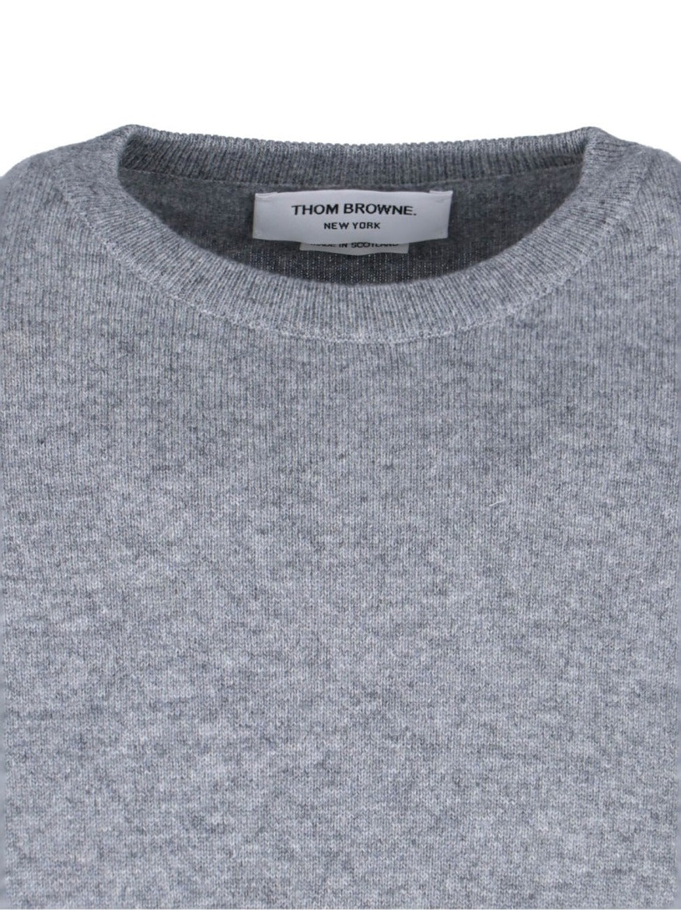 "Loopback 4-Bar" Sweater – Light Grey