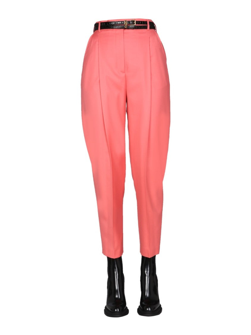 High-Waisted Peg Leg Pants