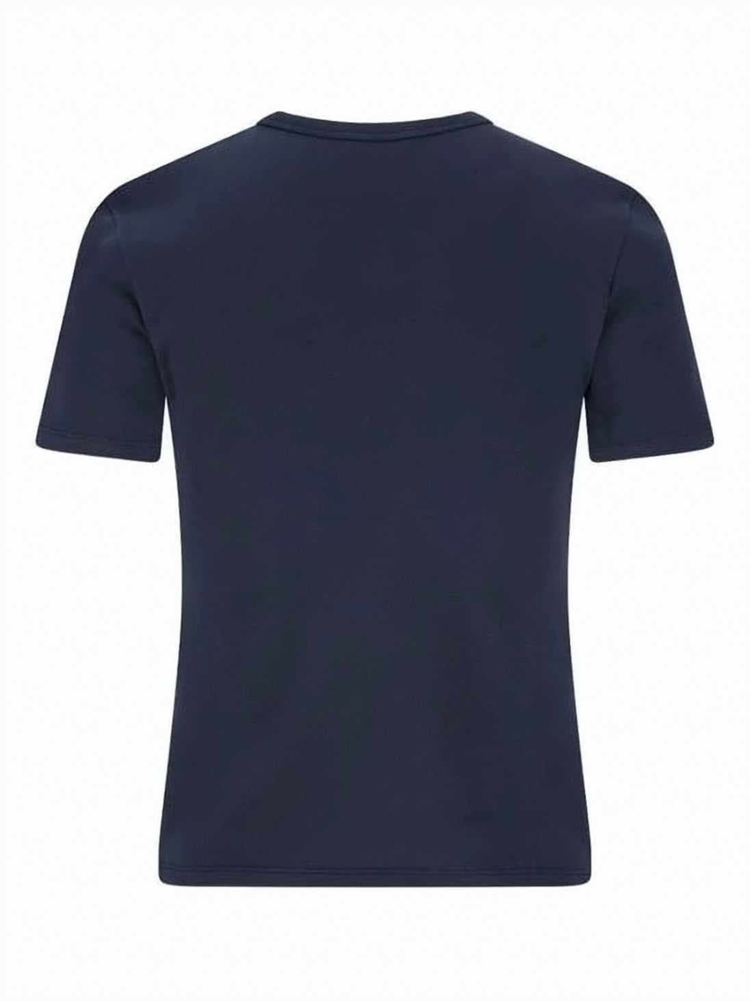 Fitted Short-Sleeve Top with Embroidered Logo Detail