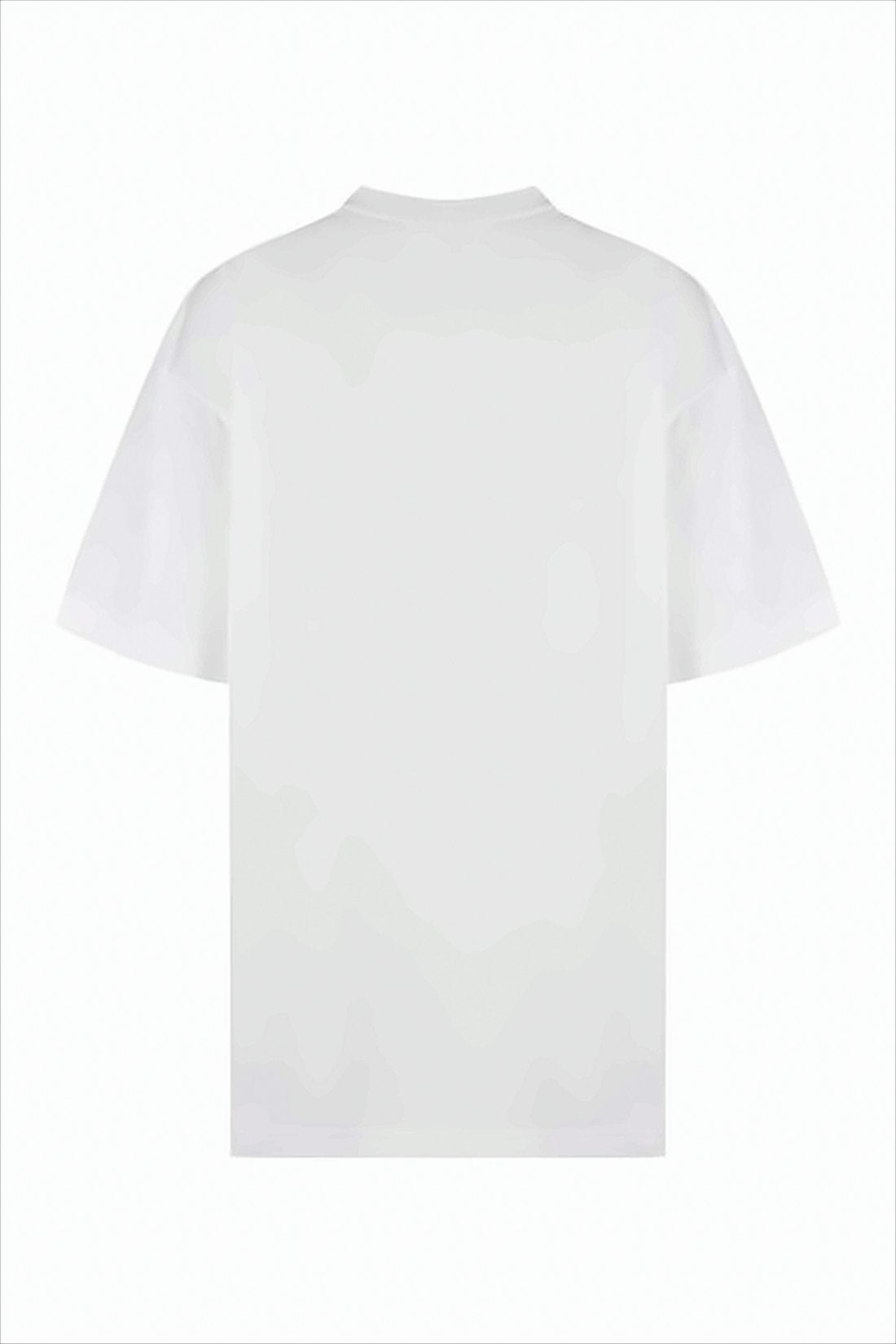 Short-Sleeved Cotton T-Shirt with Graphic Logo