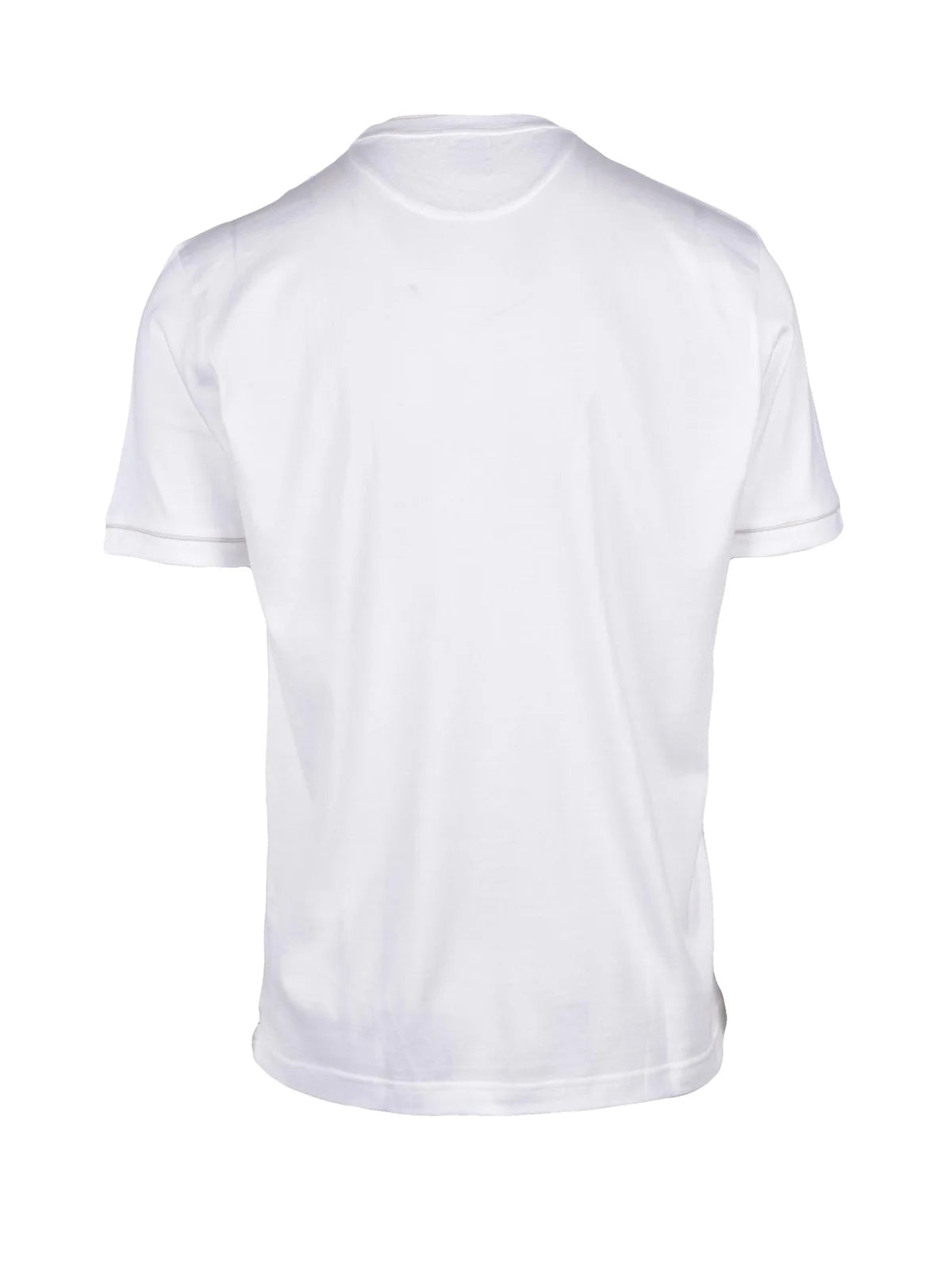 White Men Cotton T-shirt