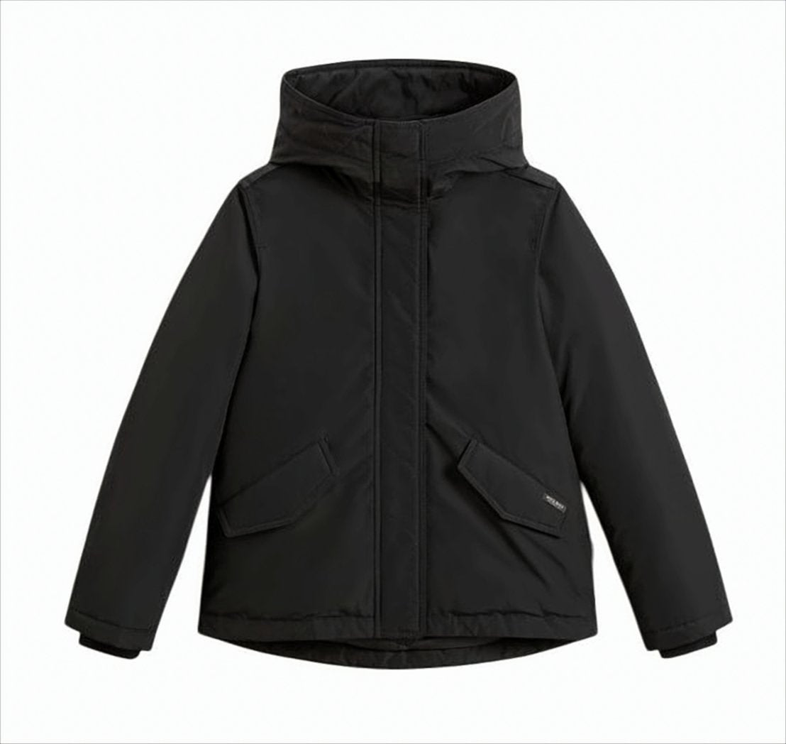 Structured Black Military Jacket