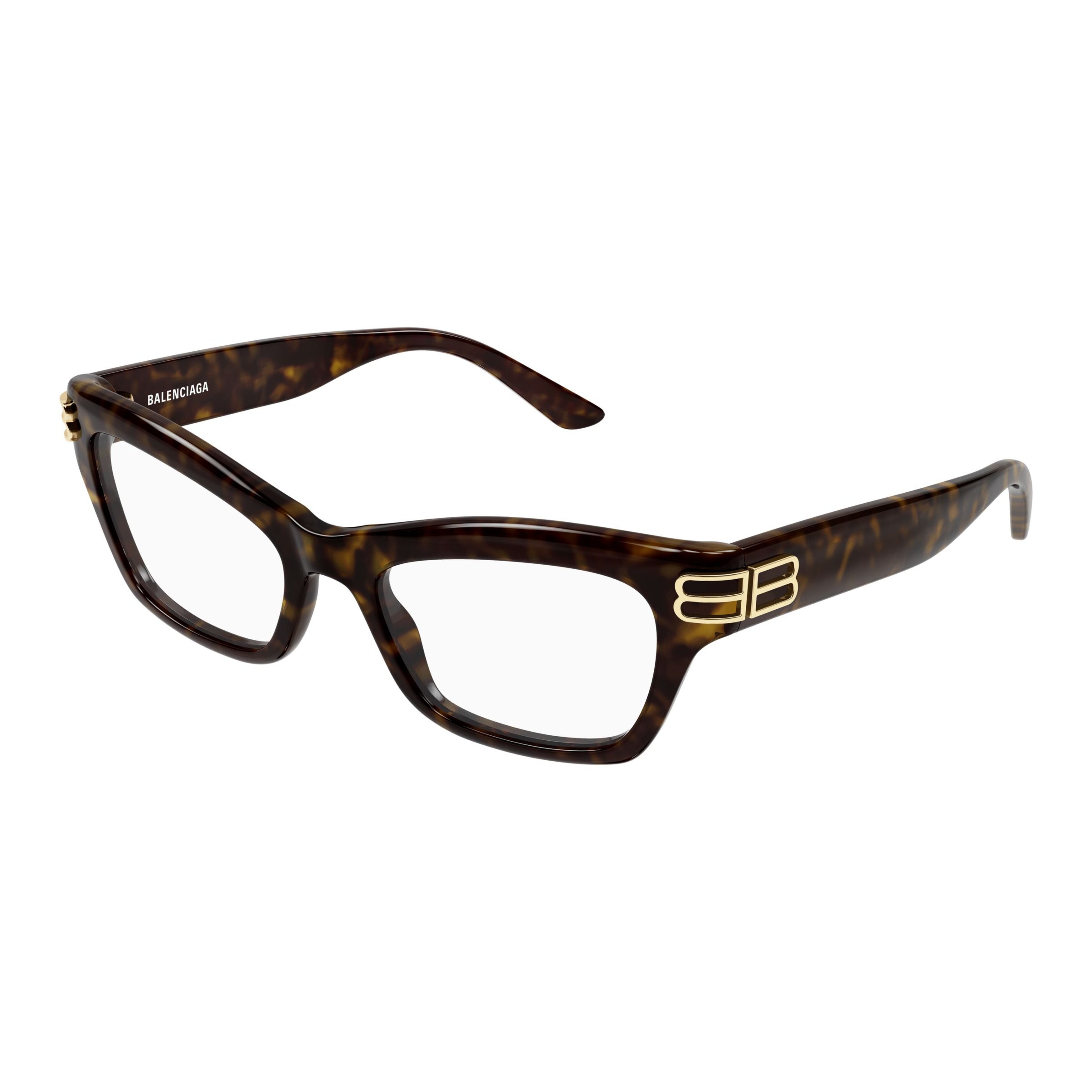 Bb0435o Rectangular Tortoiseshell Eyeglasses