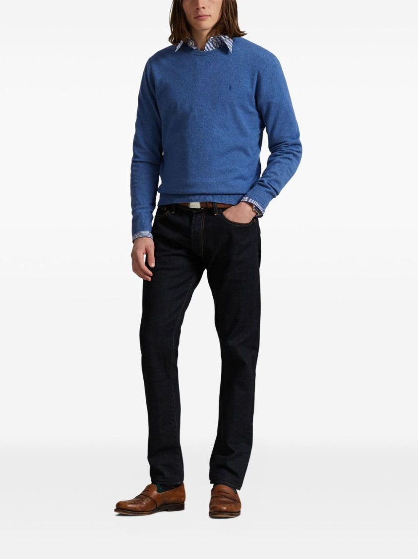 Timeless Wool Sweater with Crew Neckline