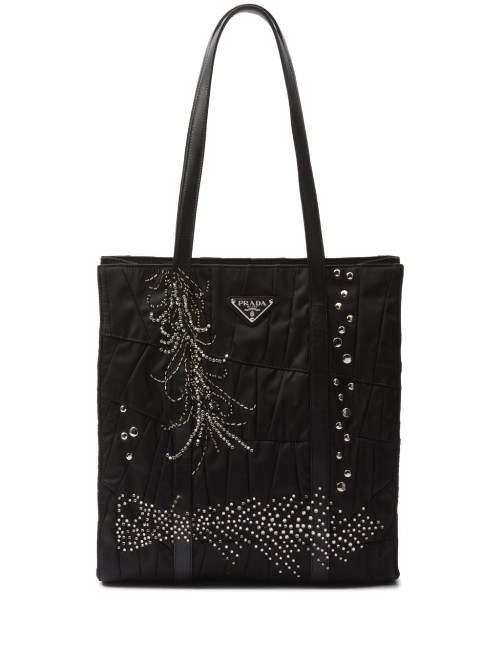 Medium Re-Nylon Patchwork Tote Bag