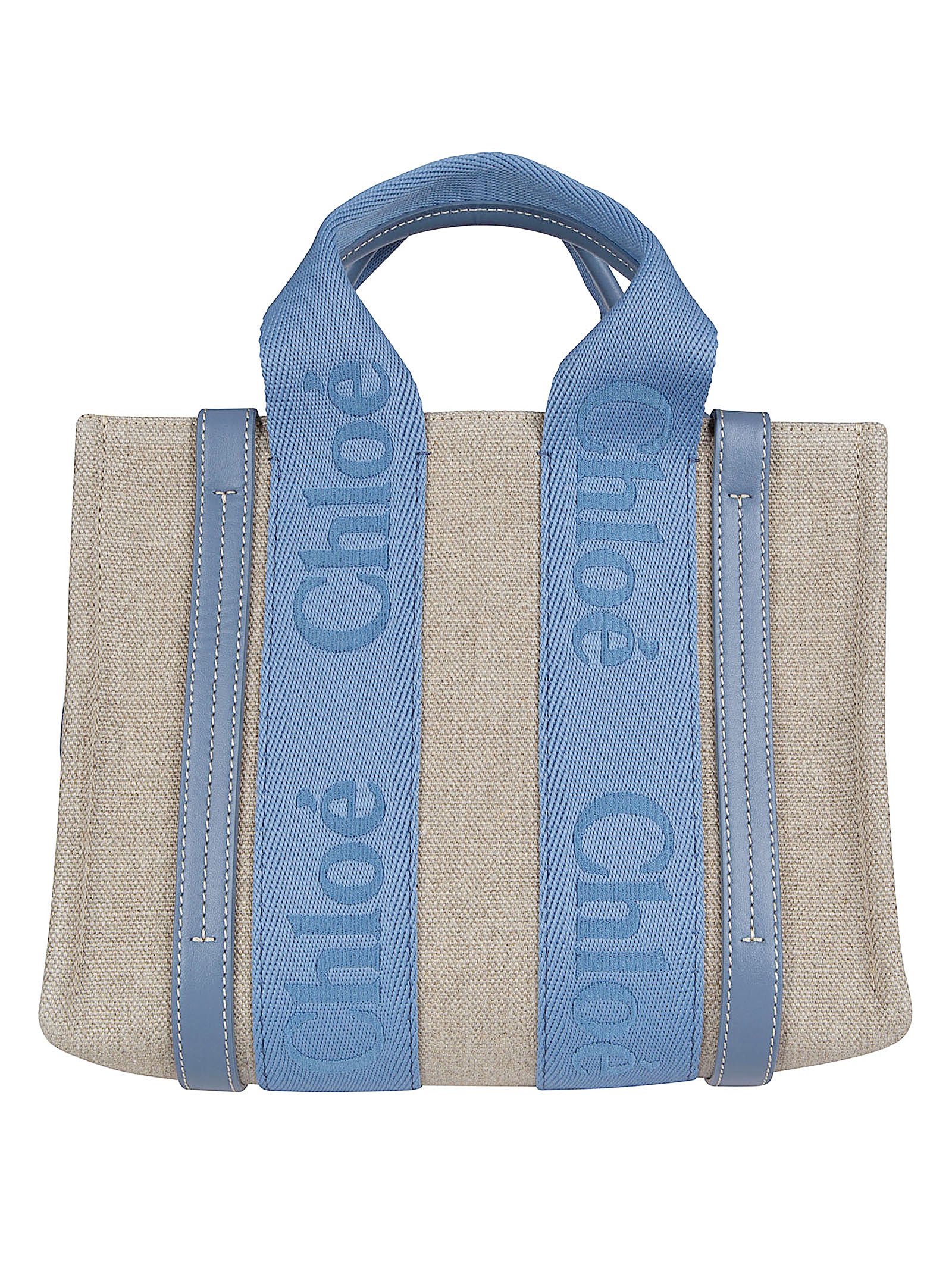 Structured Rectangular Linen Bag with Adjustable Strap