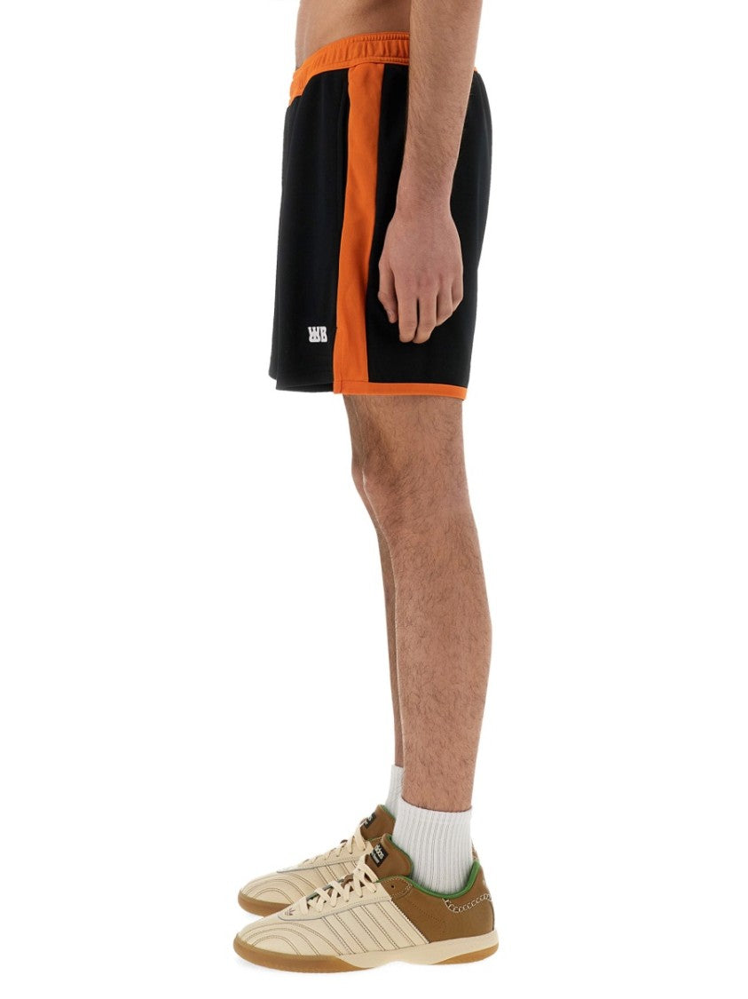 Contrast Panel Jersey Shorts