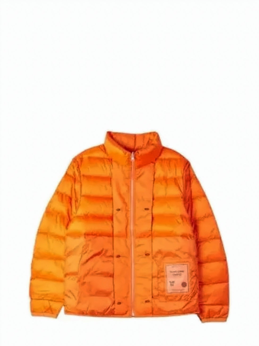 Quilted Puffer Jacket with Stand Collar