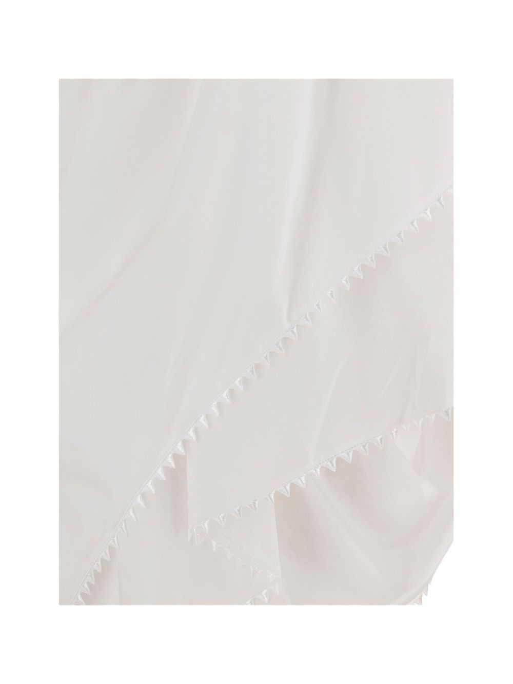 White Minimalist Sleeveless A-Line Dress