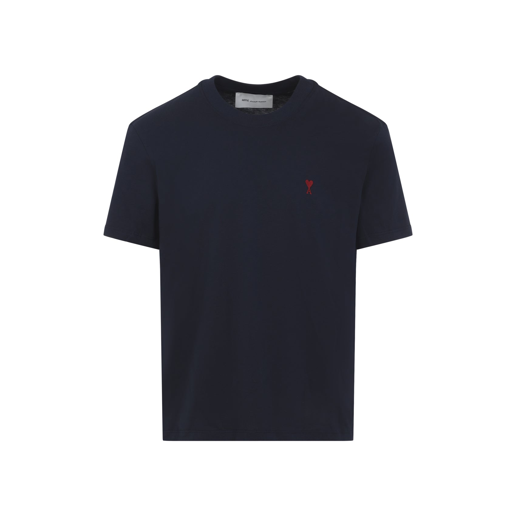 Round Neck Blue Cotton Jersey Shirt