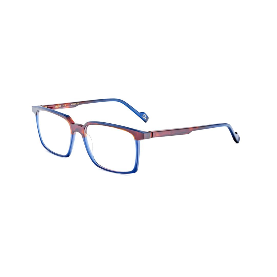 Diego Rectangular Dual-Tone Acetate Eyeglasses with Sleek Bridge