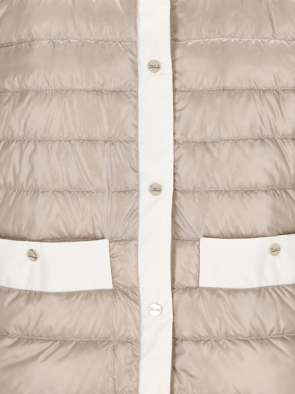 Lightweight Quilted Jacket With Contrasting Trim