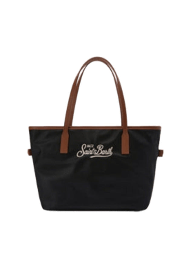 Nylon Tote Bag With Zip Closure