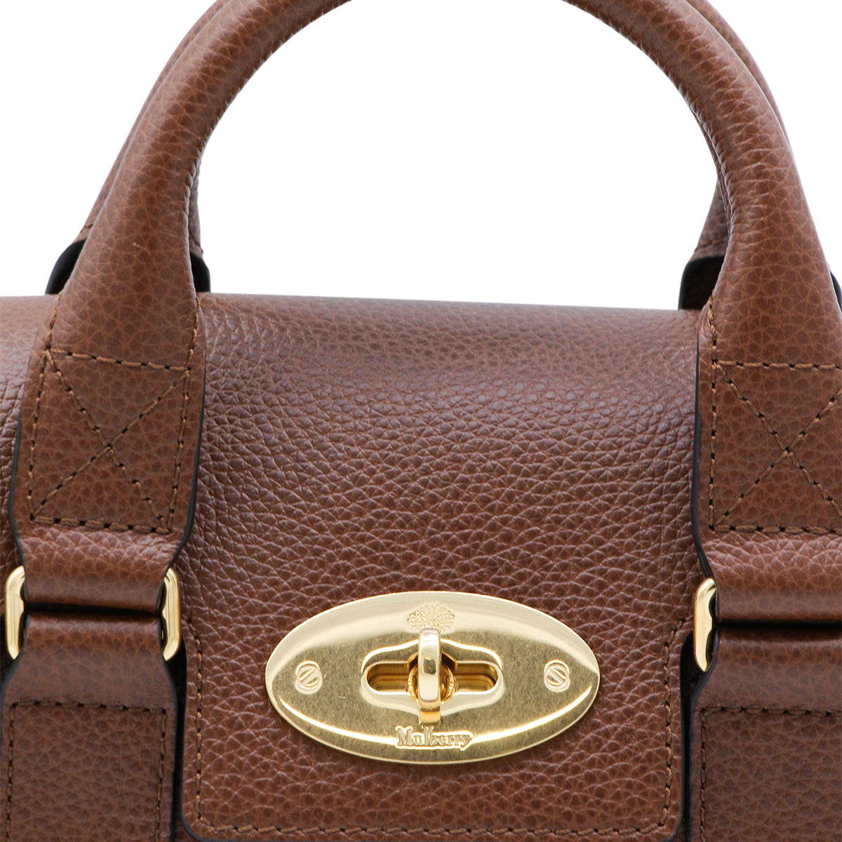 Heritage Bayswater Mini Handbag with Gold-tone Hardware