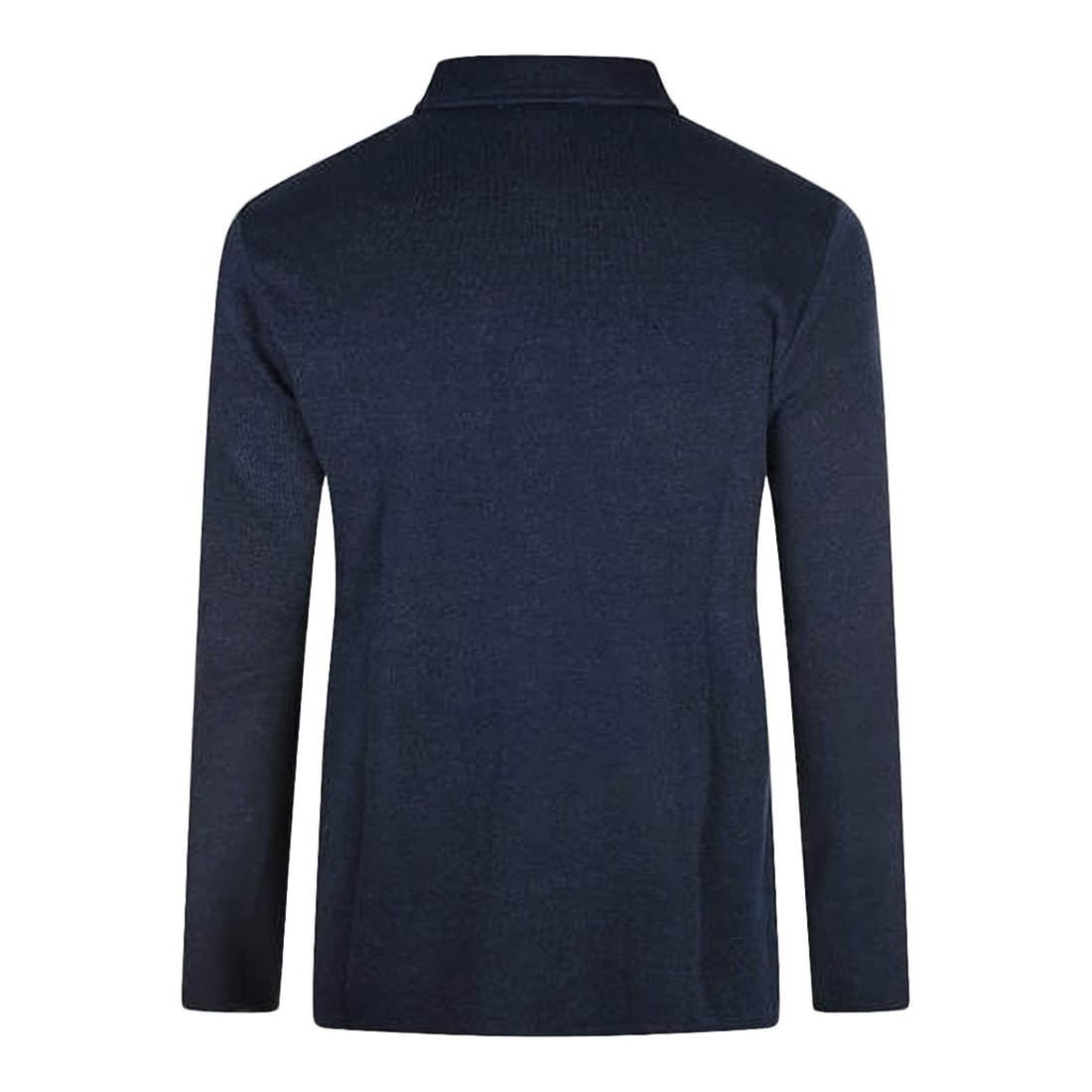 Long-Sleeved Black Shirt with Classic Collar
