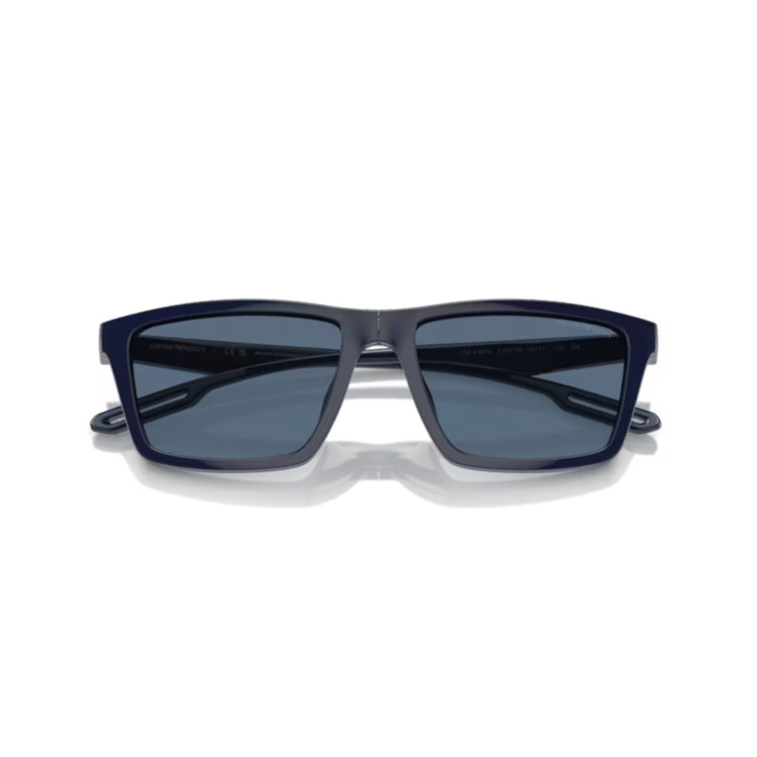 0ea4189u Rectangular Eyeglasses with Interchangeable Lenses and Cut-Out Temples
