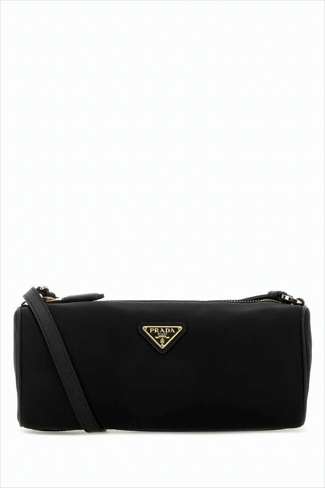 Sleek Rectangular Pouch Bag in Recycled Polyamide