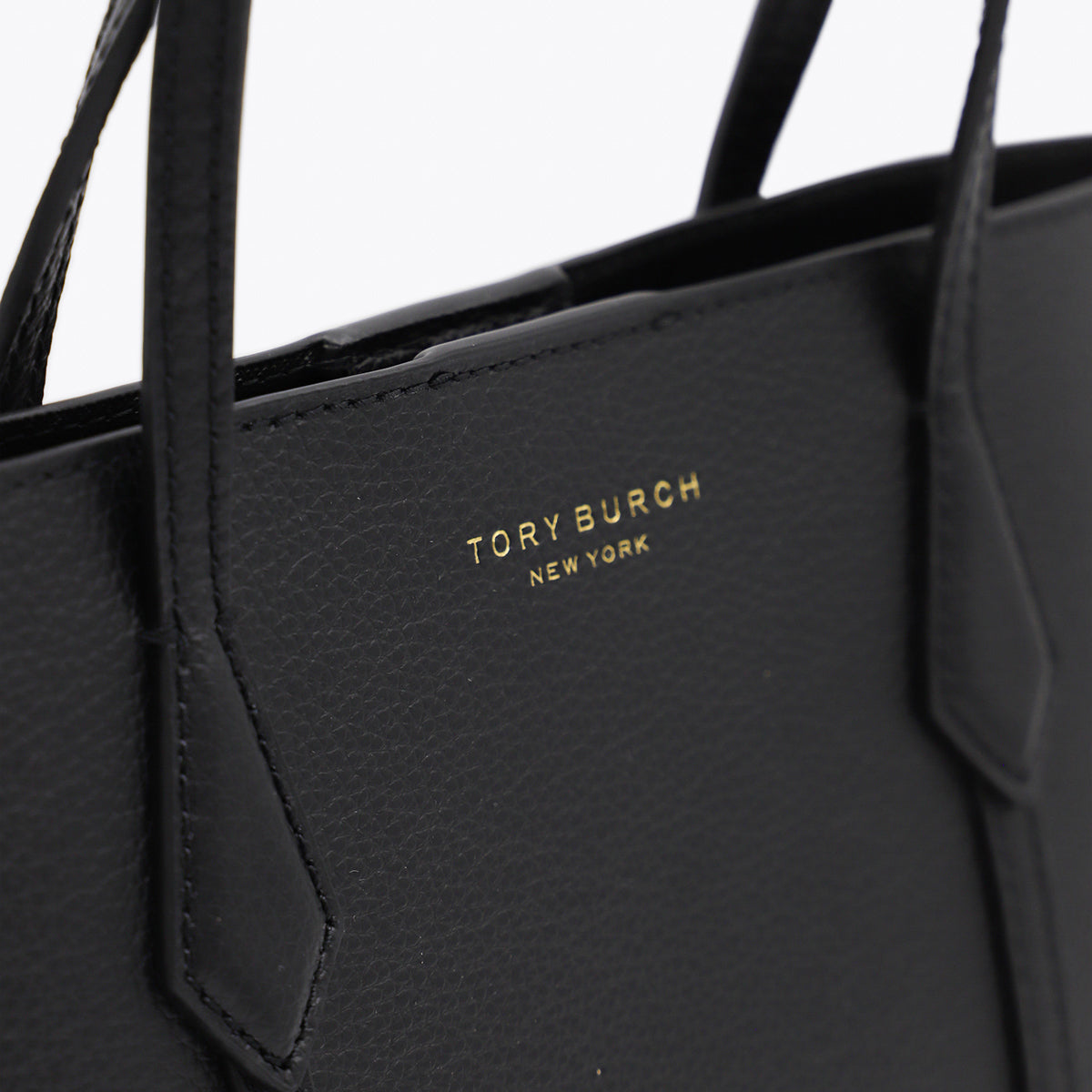 Black Leather Small Perry Tote