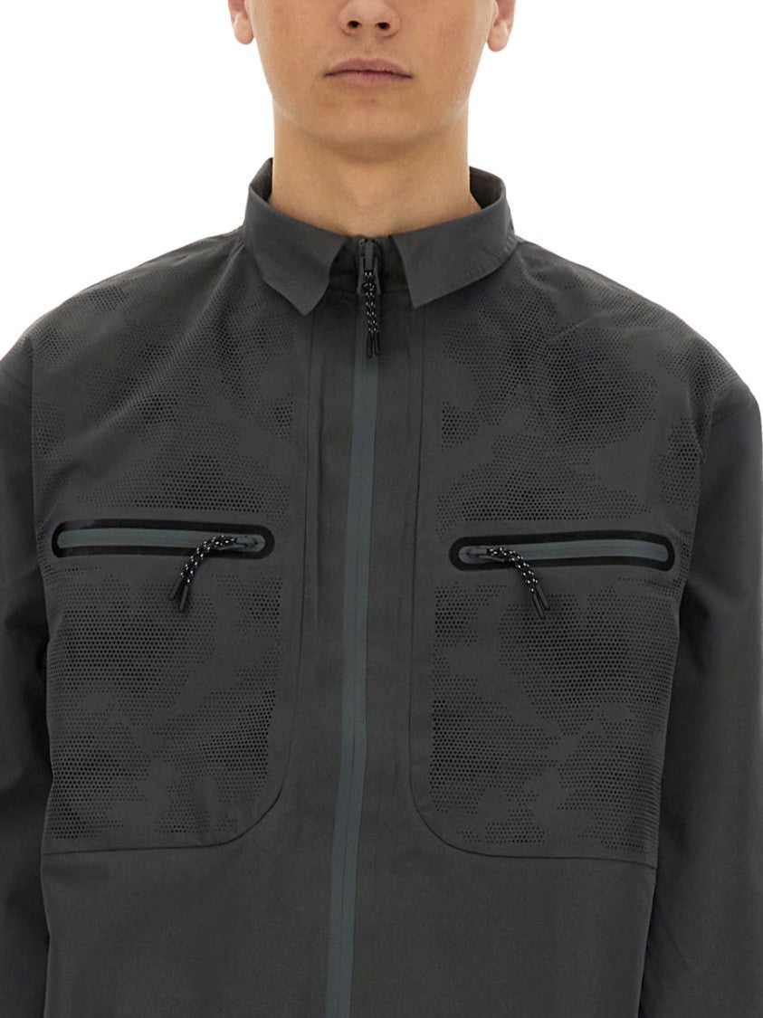 Laser Cut Shirt With Structured Silhouette