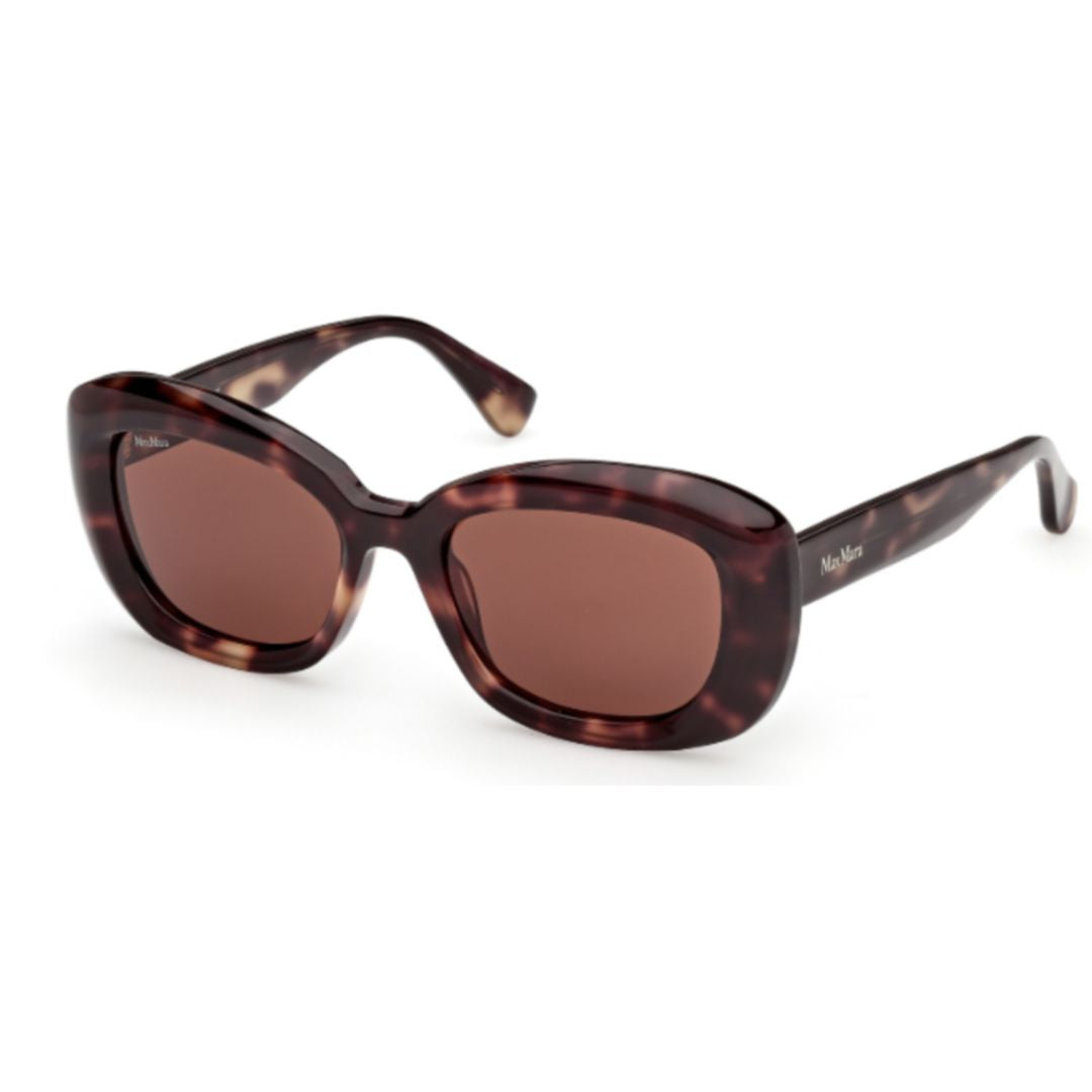 Mm0170 Oversized Rectangular Tortoiseshell Sunglasses