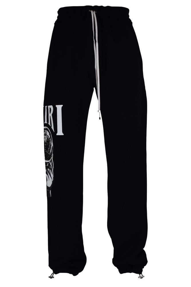 Cotton Jogging Pants With Crystal Ball Graphic