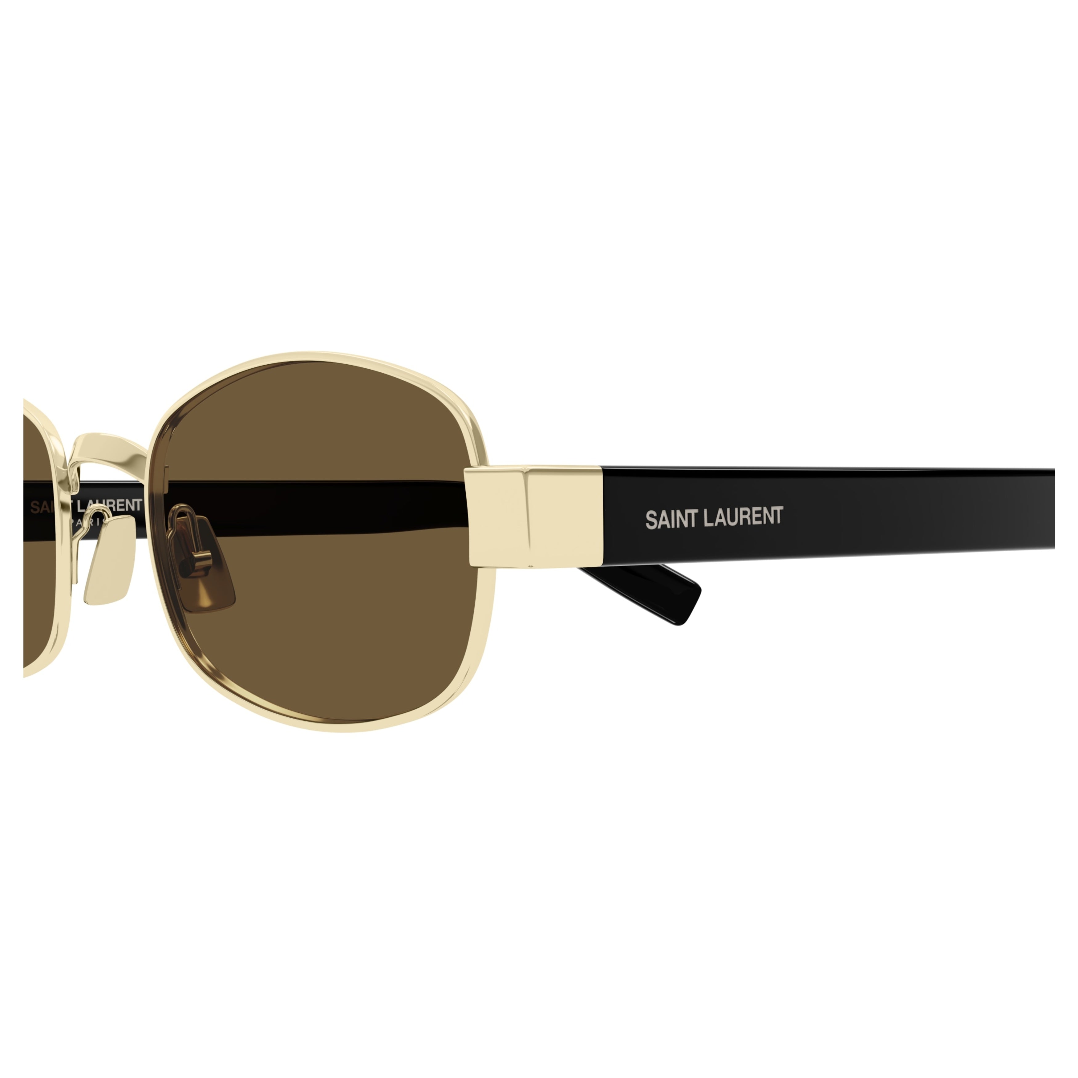 Sl 706 Rectangular Gold-tone Metal Sunglasses