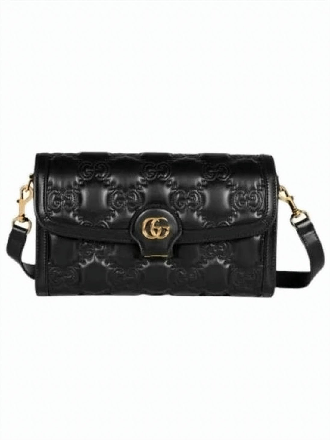 Embossed Patterned Crossbody Bag