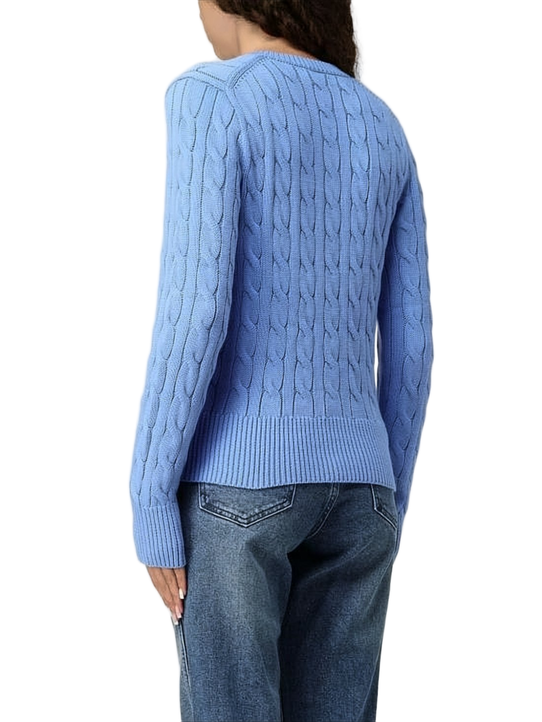 Textured Cable Knit Cardigan with Button-Down Front