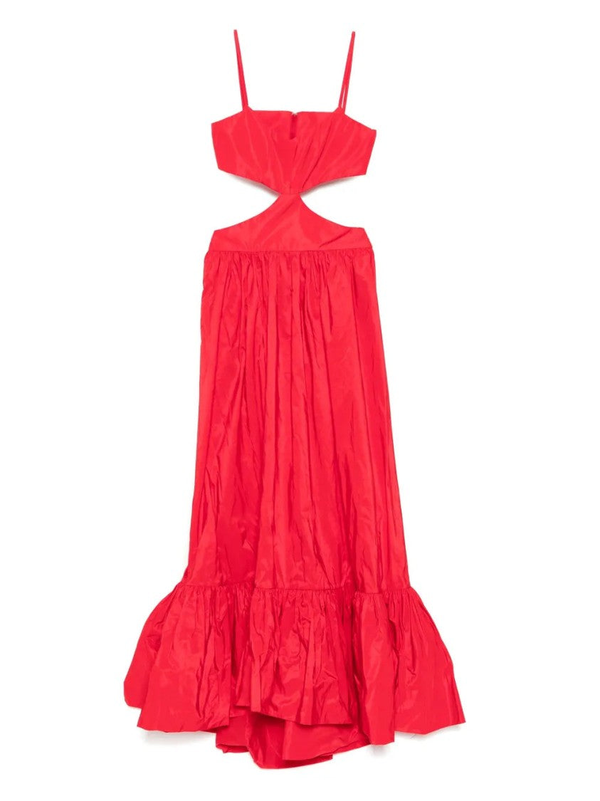 Taffeta Midi Dress