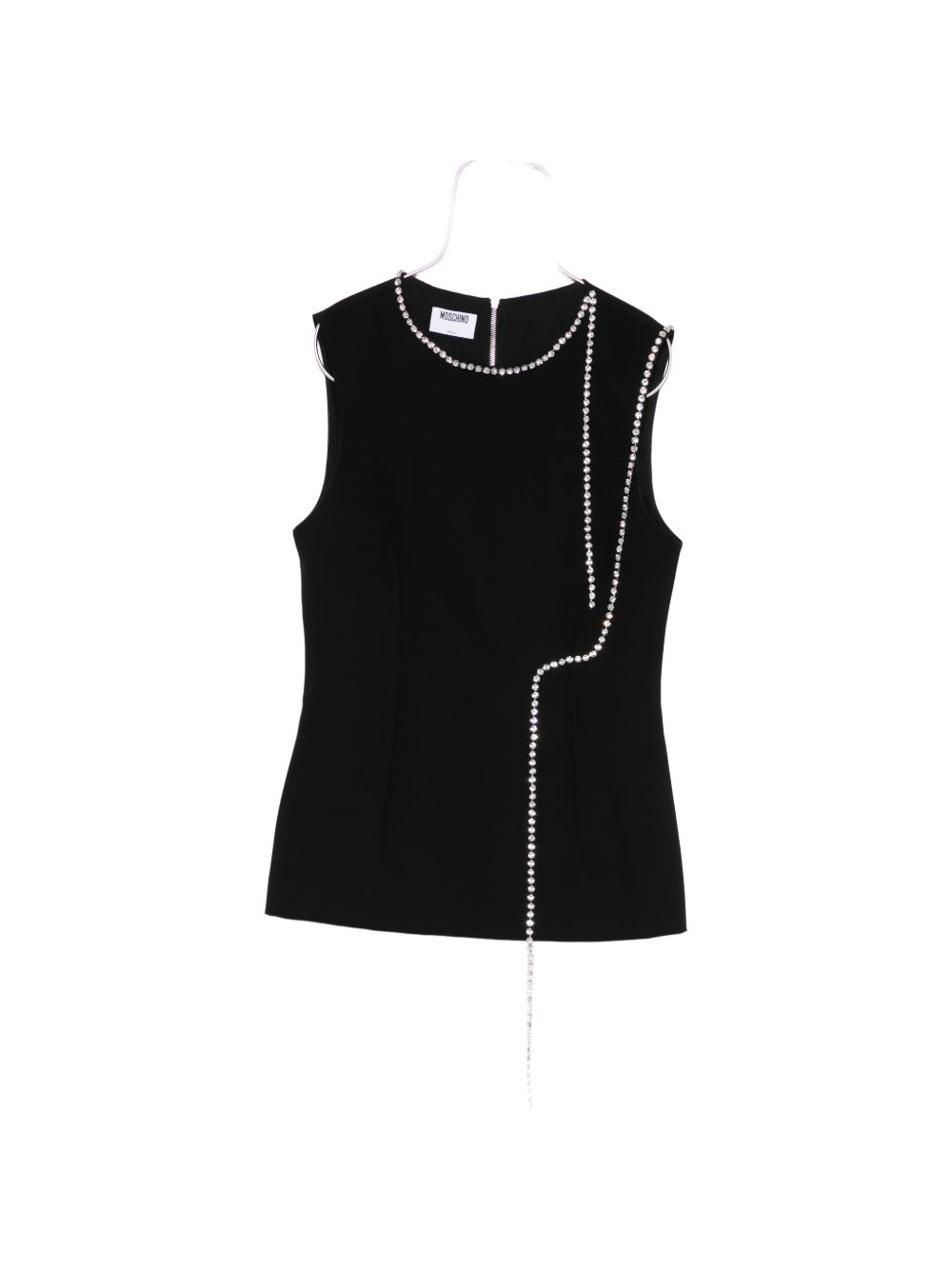 Black Silk and Nylon Top