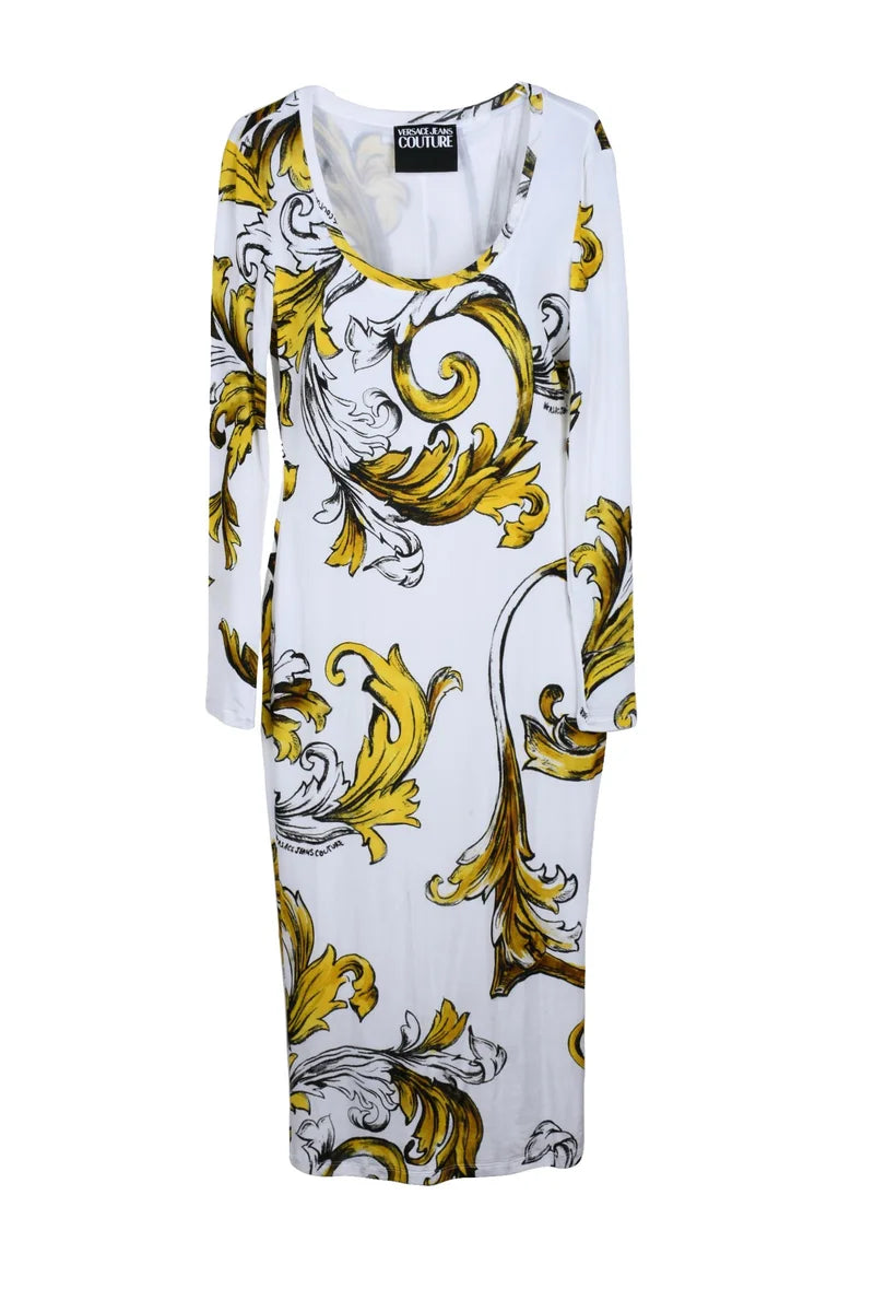Silhouette Dress Lycra - White