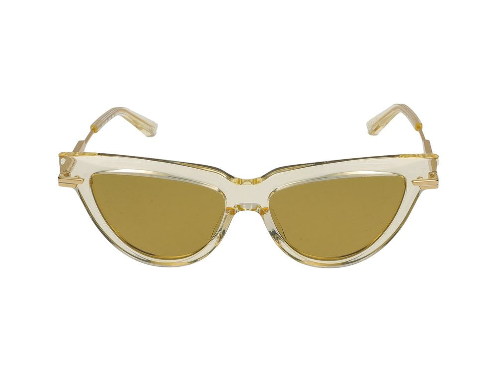 Sunglasses Bottega Veneta BV1265S 004 yellow gold brown 54/15/140