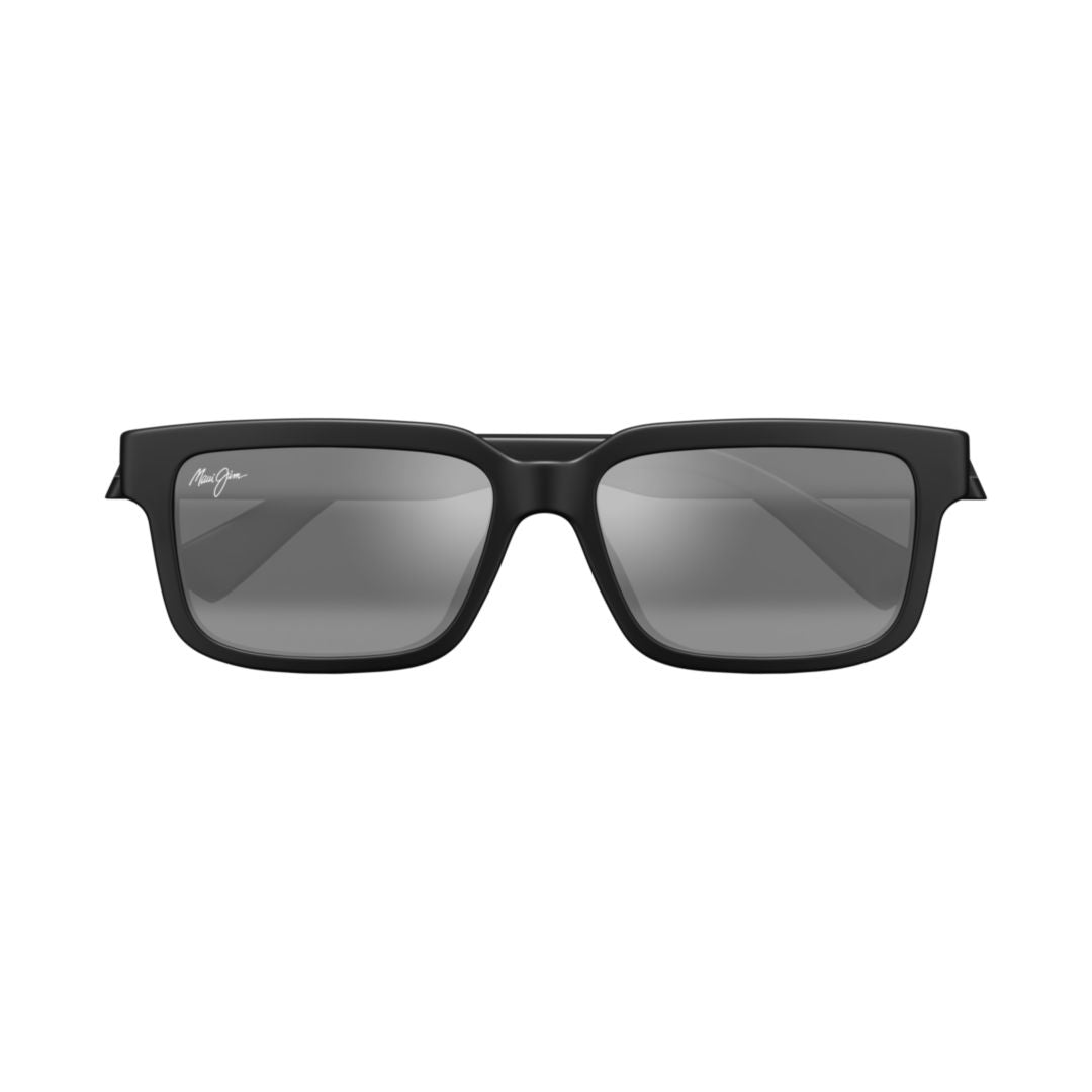 Hiapo Af Bold Rectangular Frame Sunglasses with Matte Finish