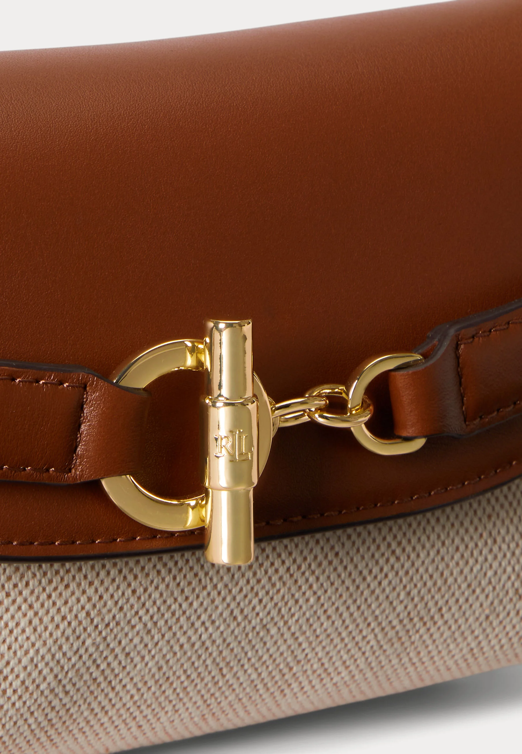 Structured Shoulder Bag with Smooth Leather Flap