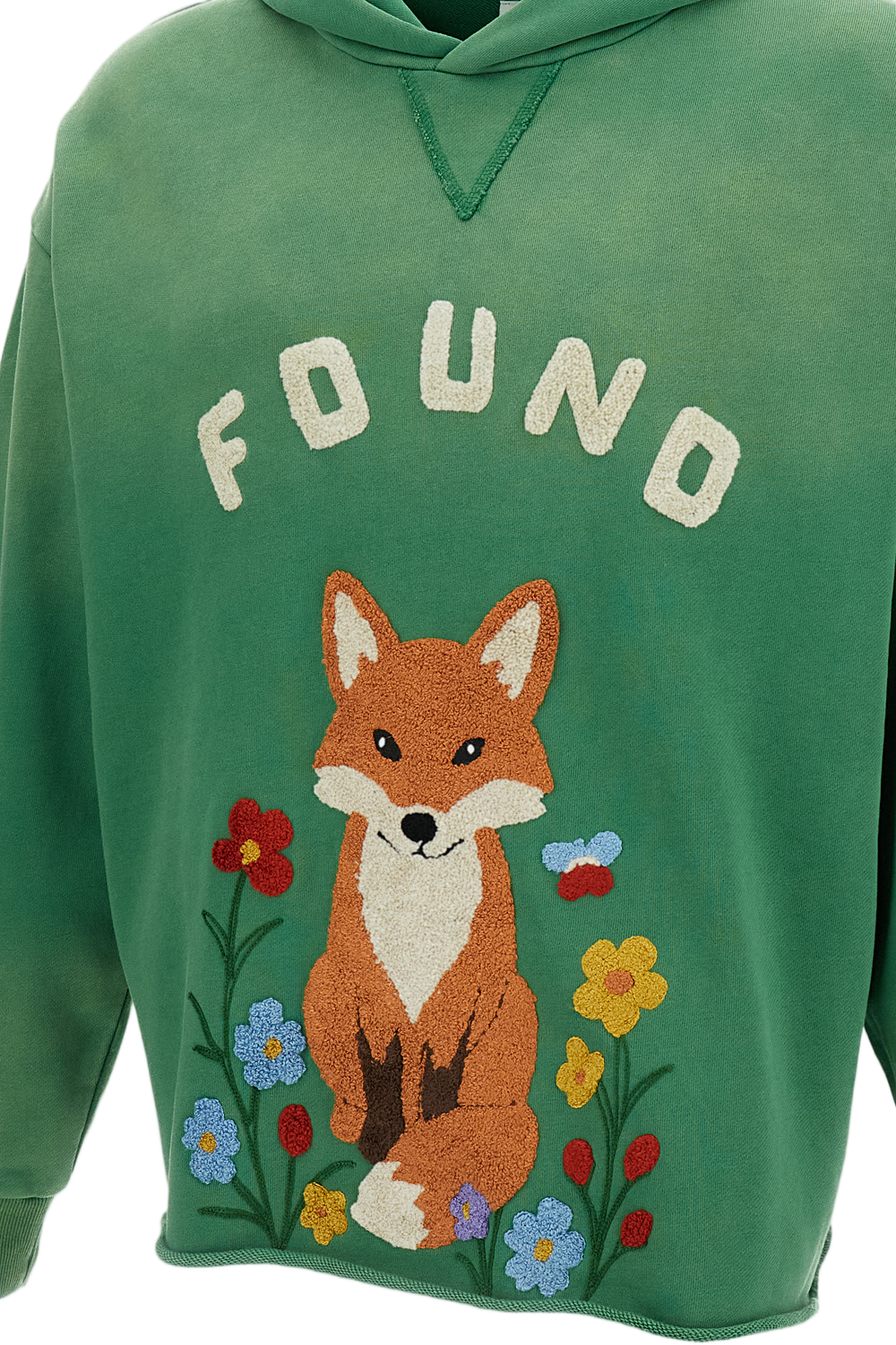 Chenille Embroidered Wildlife Hoodie
