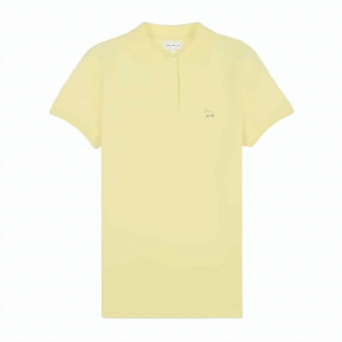 Pastel Yellow Short-Sleeved Polo Shirt